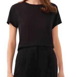 Halogen Black Boxy T Shirt size xs